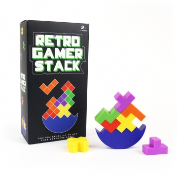 Retro Gamer Stacking Game