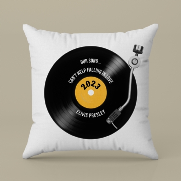Personalised Retro Record Cushions