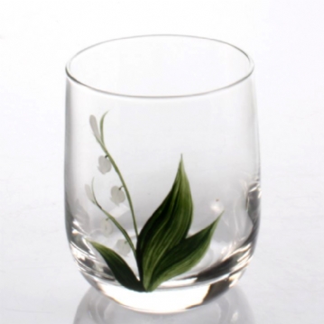 Hand Painted Carafe Set - Lily of The Valley 