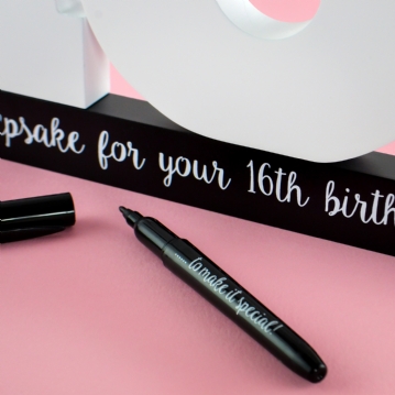 16th Birthday Signature Number