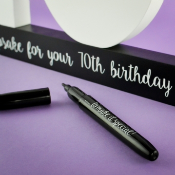 70 Birthday Signature Number