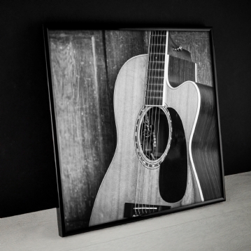 Black Personalised Record Album Frame