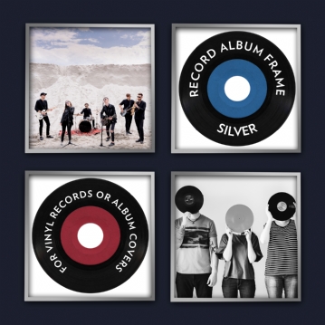 Silver Record Album Frame
