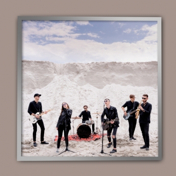 Silver Record Album Frame