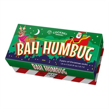 Bah Humbug Christmas Socks