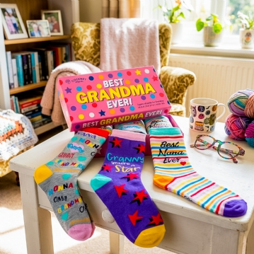 Best Grandma Socks Gift Set