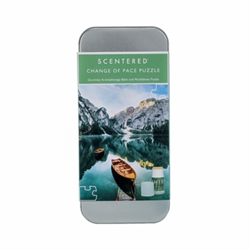 De-Stress Aromatherapy Balm & Change of Pace Jigsaw Gift Tin