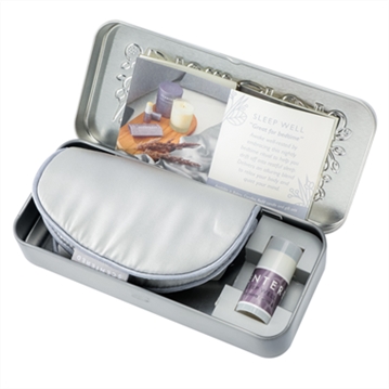 Goodnight Aromatherapy Gift Tin with Eye Mask & Ear Plugs
