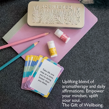 Affirmation Confidence Card Set with Aromatherapy Balms 