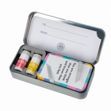 Affirmation Confidence Card Set with Aromatherapy Balms 