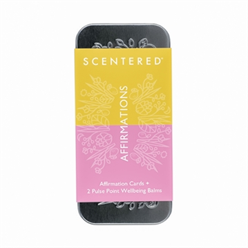 Affirmation Confidence Card Set with Aromatherapy Balms 