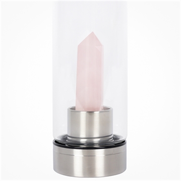 Healing Crystal Glass Water Bottles