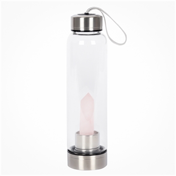 Healing Crystal Glass Water Bottles