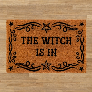 Natural The Witch Is In Doormat