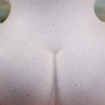 Cream Speckle Love Handles Bum Plant Pot