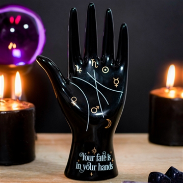 Black Palmistry Hand Ornament