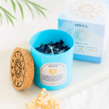 Fragranced Gemstone Glass Candles