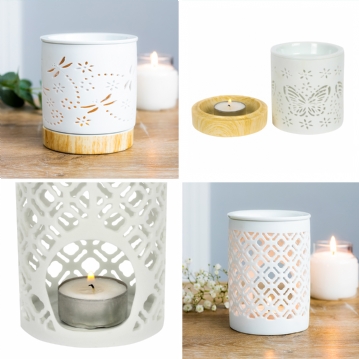 Matte Ceramic Oil Burners