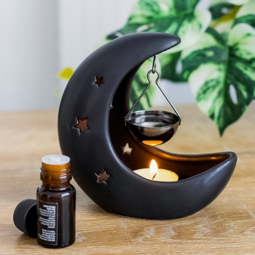 Crescent Moon Hanging Oil Burners
