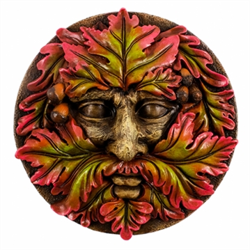Green Man Garden Face Plaques