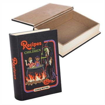 Recipes for Children Book-Shaped Storage Box by Steven Rhodes
