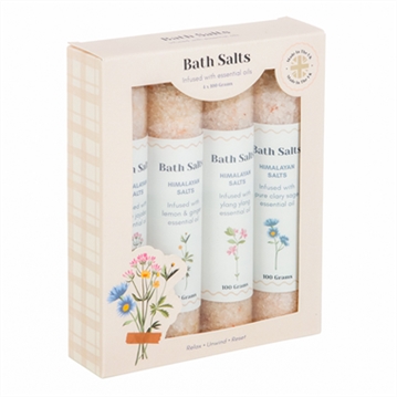 Floral Bath Salt Gift Set