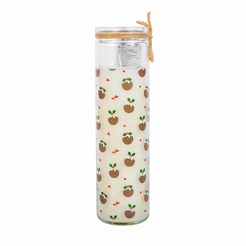 Christmas Pudding Scent Advent Tube Candle