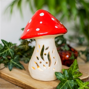 Ceramic Mushroom Tealight Candle Holder