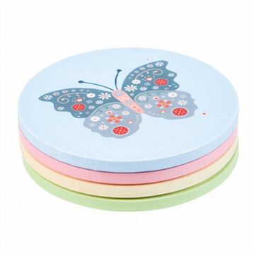 Floral Bug Coaster Set
