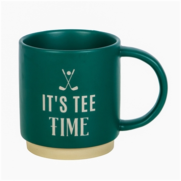 It's Tee Time Mug with Golf Tees