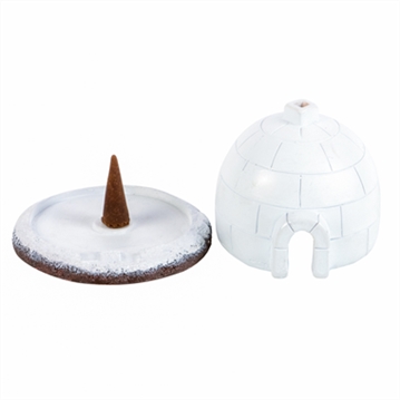 Winter Igloo Incense Cone Burner