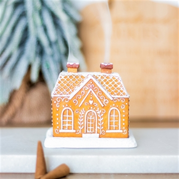 Gingerbread House Incense Cone Burner