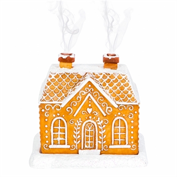 Gingerbread House Incense Cone Burner