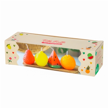 Set of 4 Fruit Shaped Candles