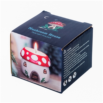 Mushroom House Tealight Holder