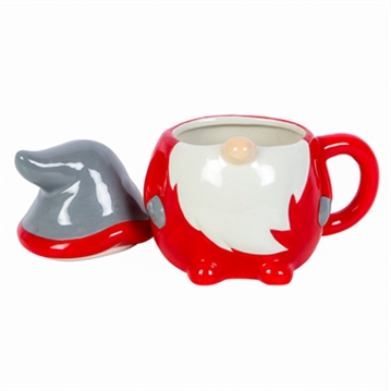 Christmas Gonk Lidded Ceramic Mug