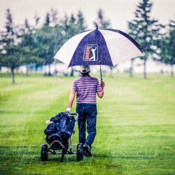 PGA Tour Windproof Double Canopy Golf Umbrella