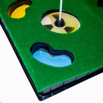 PGA Tour 6ft Home & Office Putting Mat with Collapsible Putter