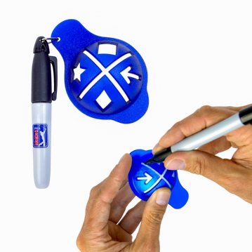 PGA Tour 6ft Home & Office Putting Mat with Collapsible Putter