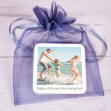Personalised Retro Photo Upload Set of 4 Coasters