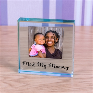 Me & My Mummy Photo Upload Glass Token
