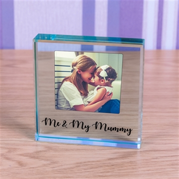 Me & My Mummy Photo Upload Glass Token