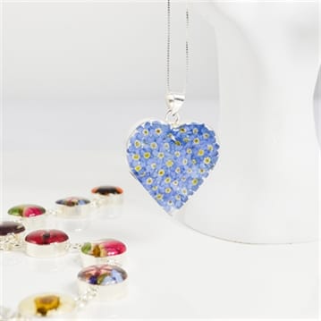 Forget Me Not Heart Pendant | Find Me A 