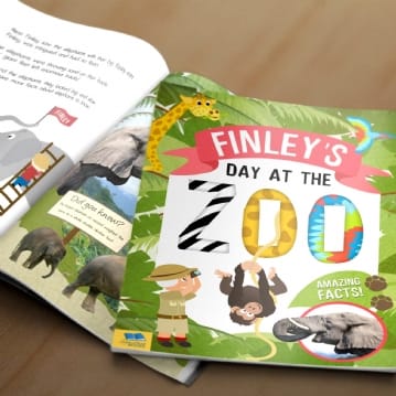 Personalised Day at the Zoo Books