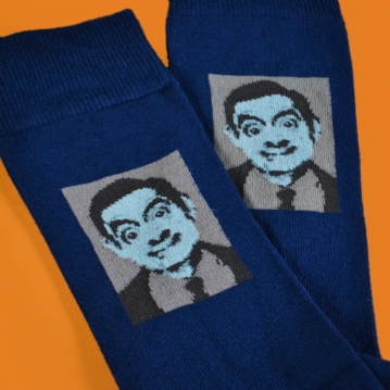 Mr Bean Nine Faces T-Shirt & Socks Gift Set