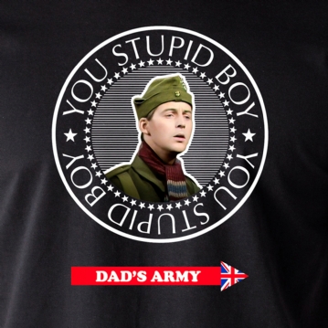 Dad's Army Stupid Boy T-Shirt & Socks Gift Set