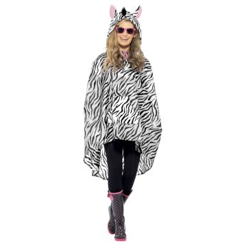 Zebra Fancy Dress | Hooded Poncho | Find Me A Gift