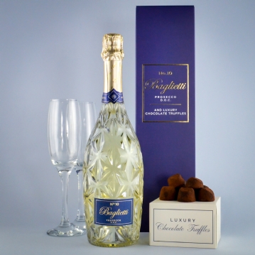 Baglietti Prosecco and Chocolate Gift Set
