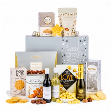 Silver Indulgence Hamper Gift Box