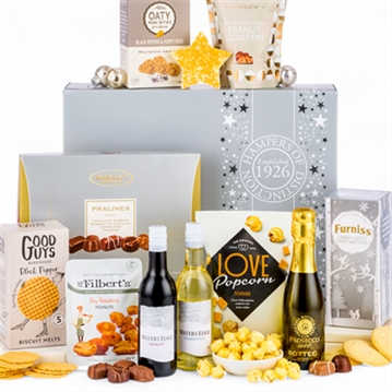 Silver Indulgence Hamper Gift Box